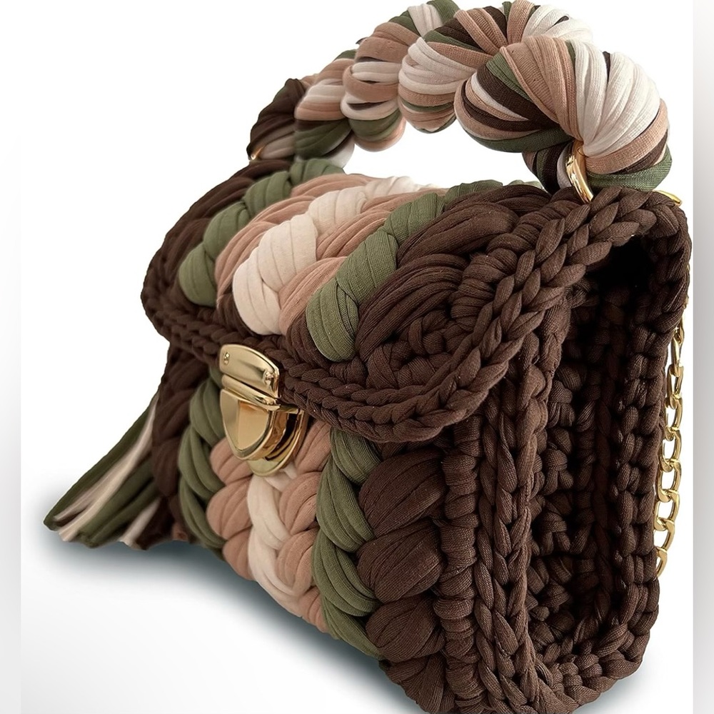 Custom Crocheted Handbag-Handcrafted - Picture 8 of 9